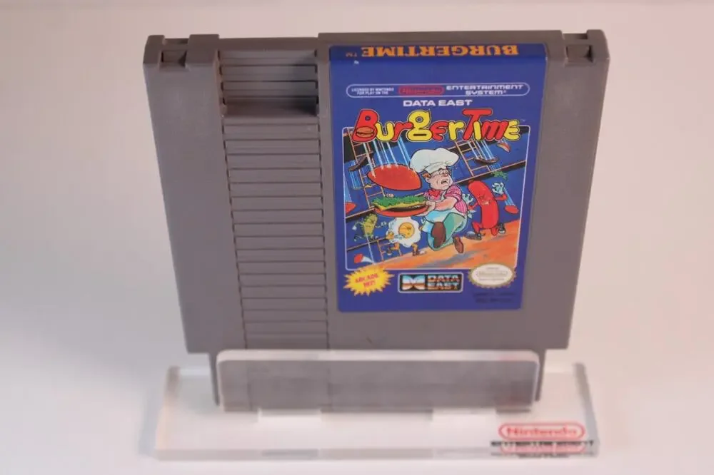 BugerTime (Nintendo Entertainment System 1989, NES) Game Only, Tested/Works